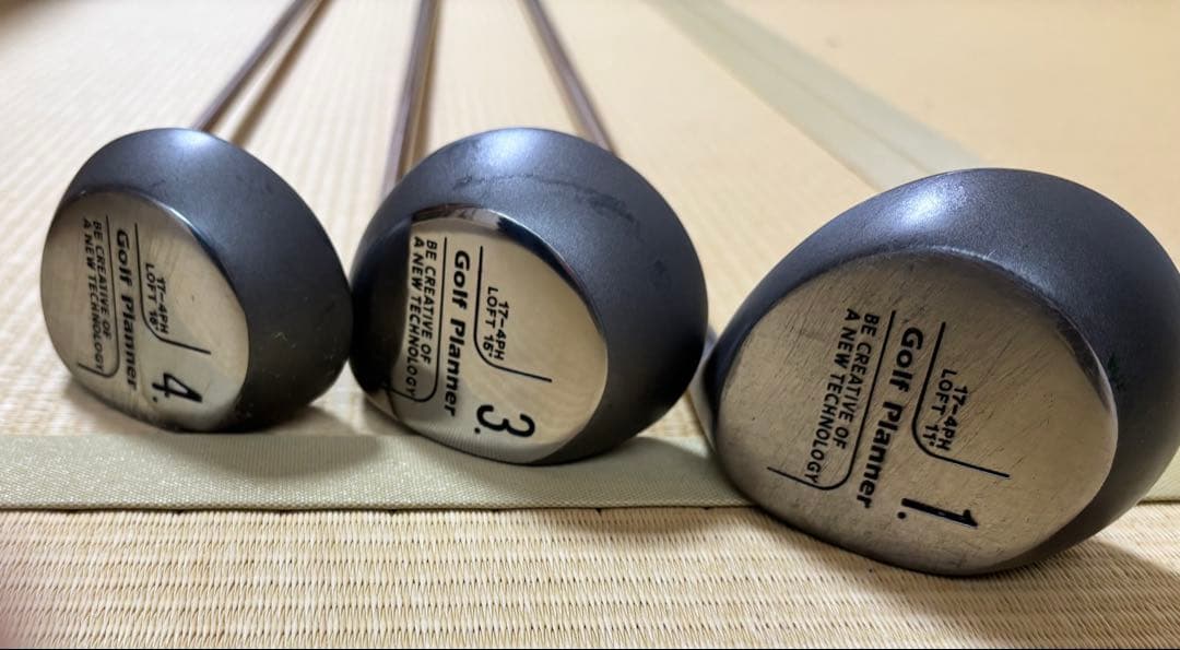 ゴルフクラブ3本