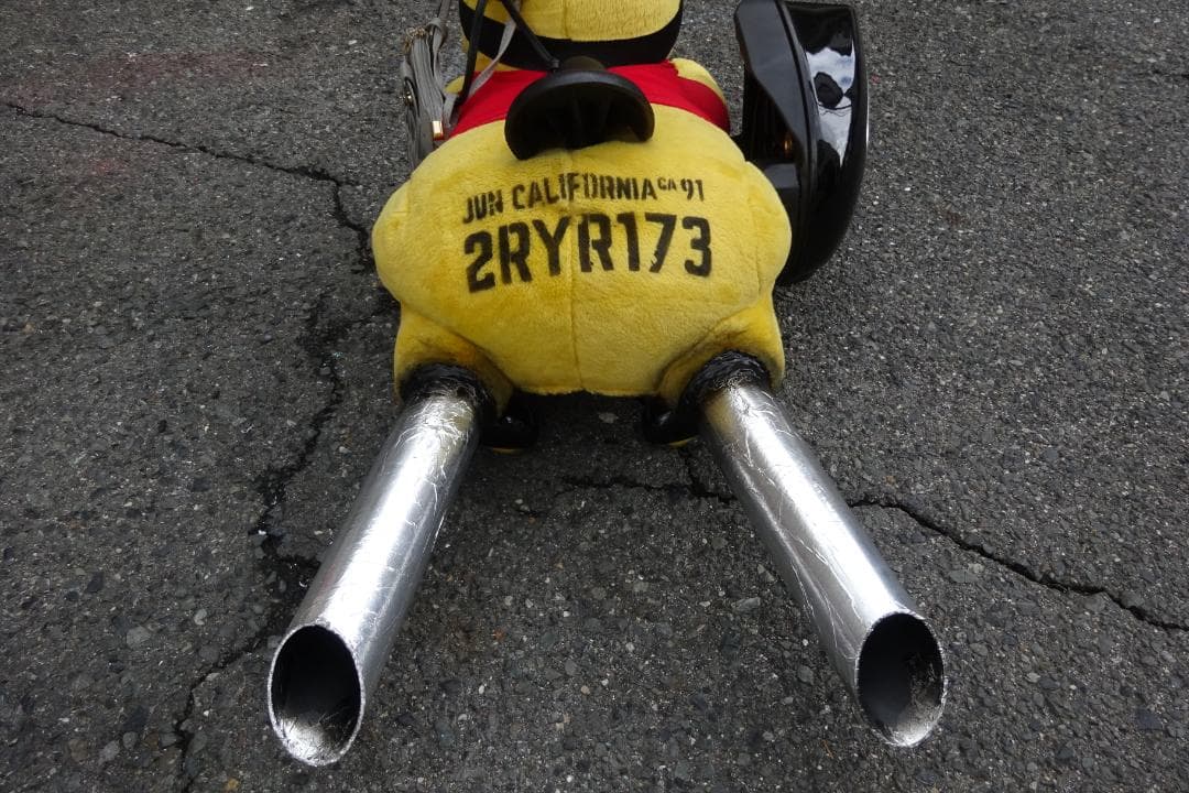 キッズカート くまのープー ハーレー 子供用バイク ディスプレイ品 面白い