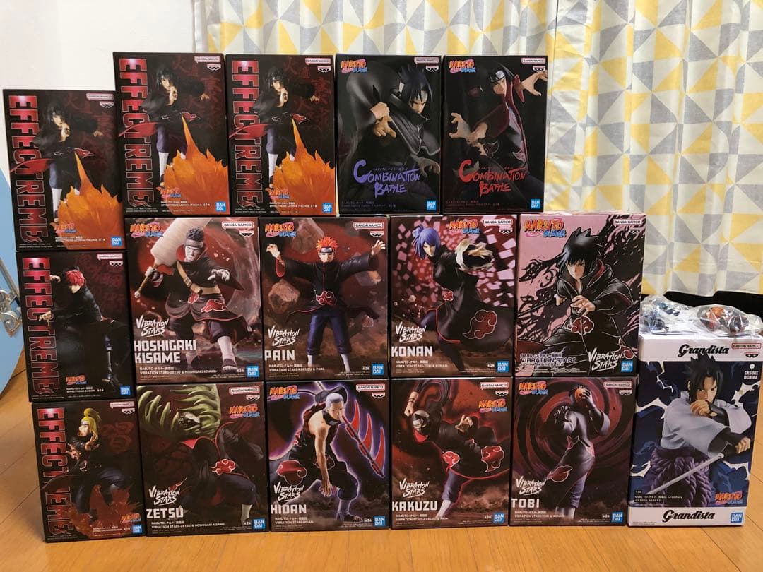 NARUTO VIBRATION STARS等フィギュアセット暁