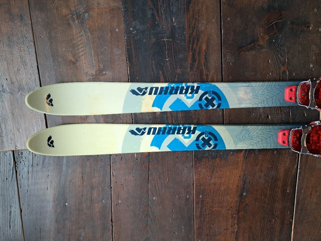 カルフKARFU XCDガイド175cm テレマークステップソール板