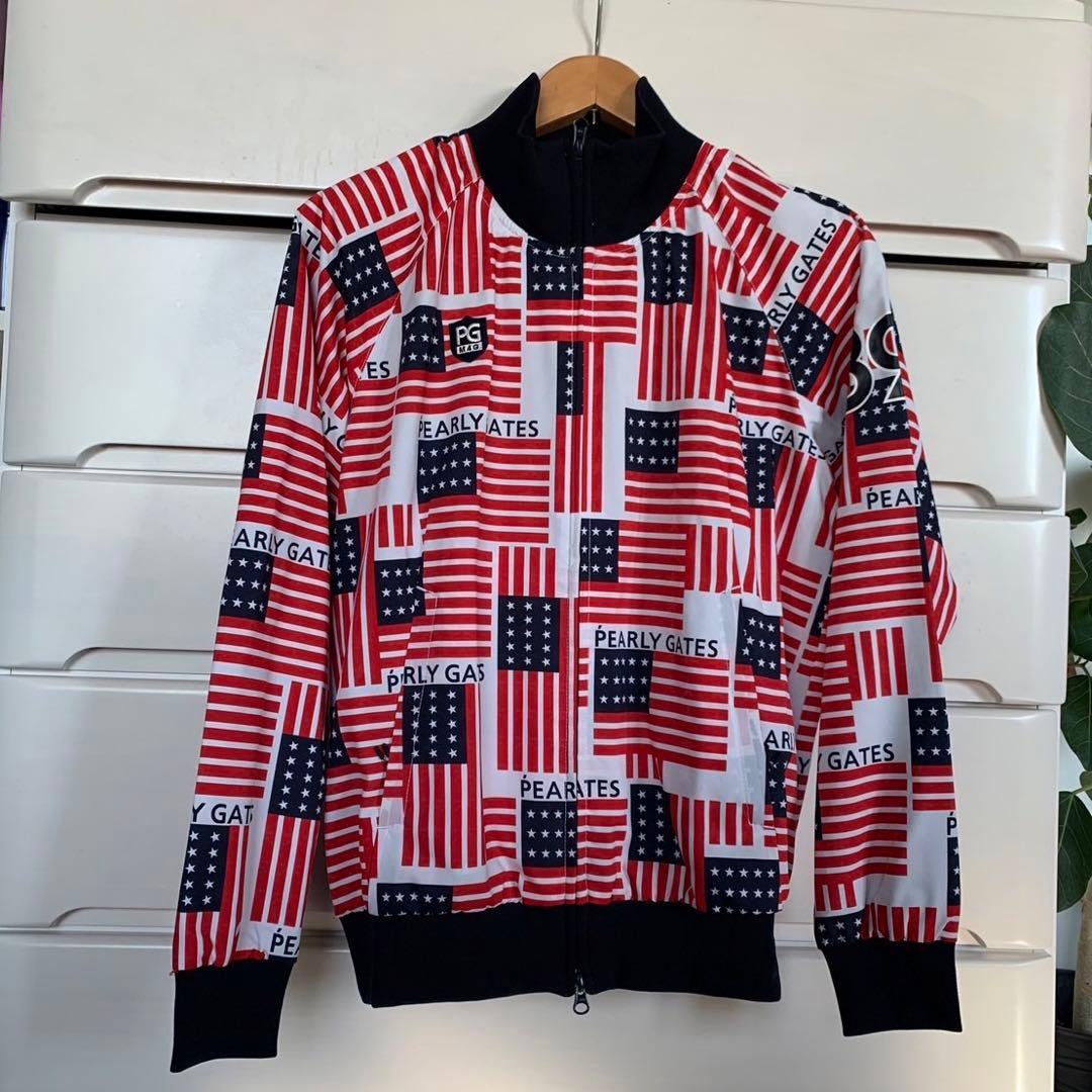 新品パーリーゲイツ星条旗柄ブルゾンサイズ1