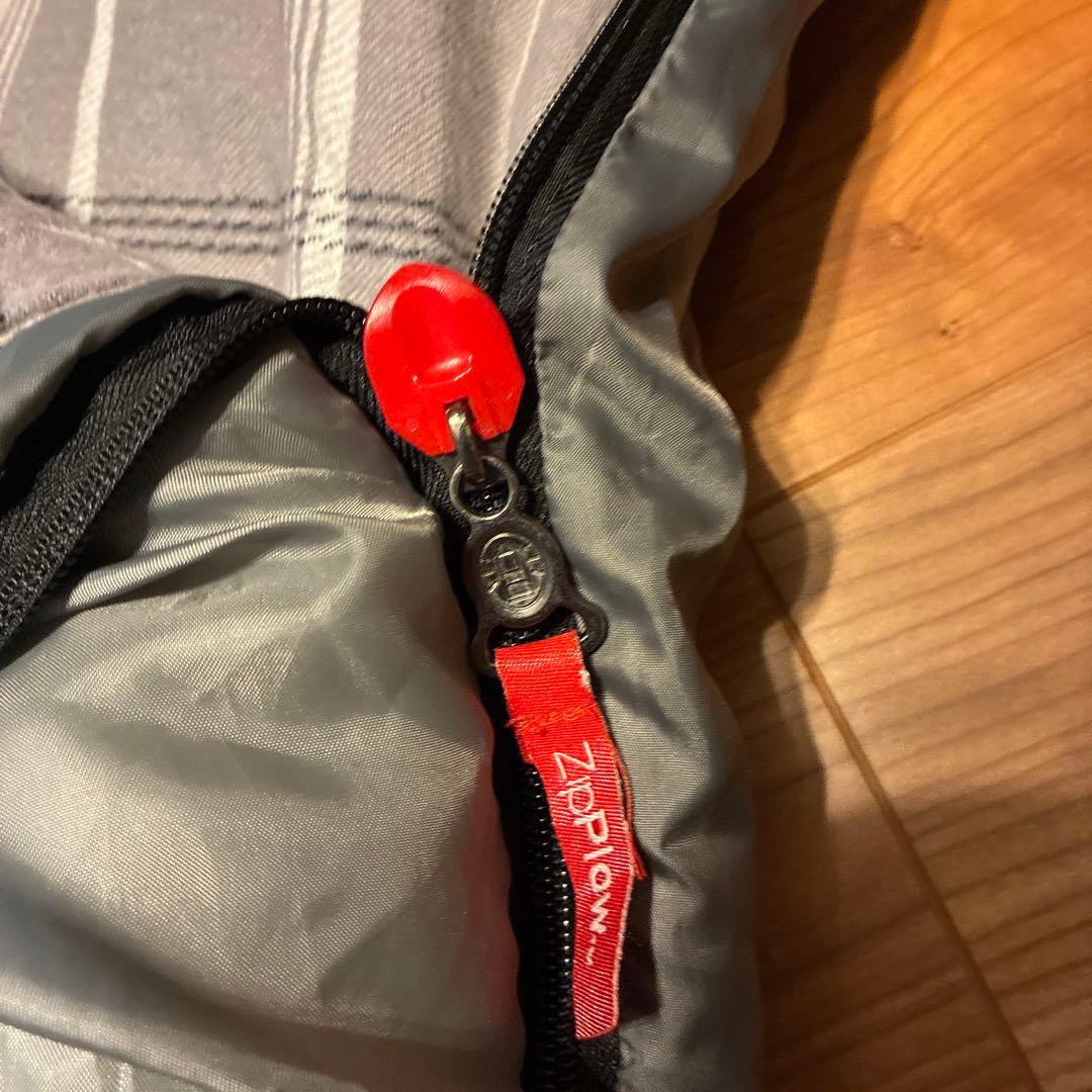 コールマン　二人用寝袋　ハドソンダブル　グレー　チェック柄