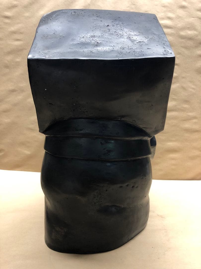 行商人　大福帳　ブロンズ　置物　特大　オブジェ