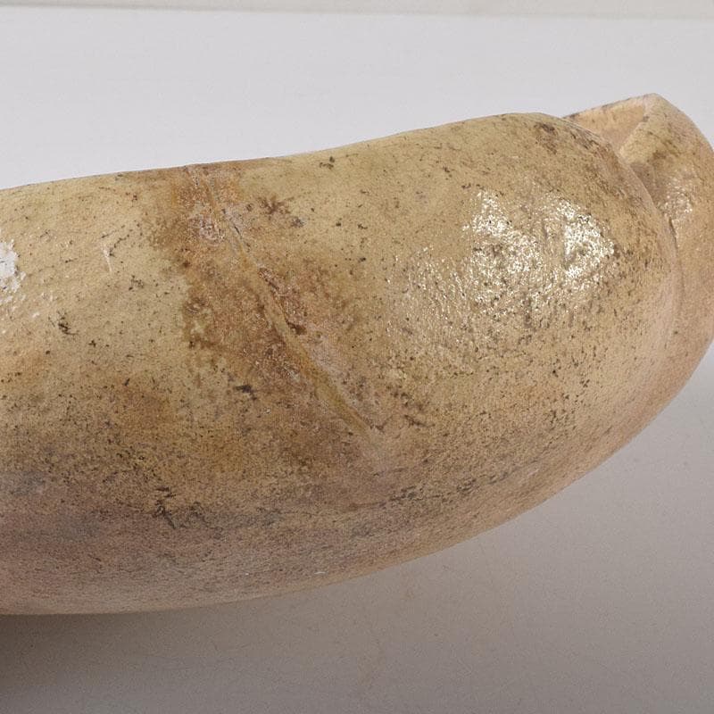 茶道具　楽焼　輪花鉢　菓子器　時代箱付　M　R7991