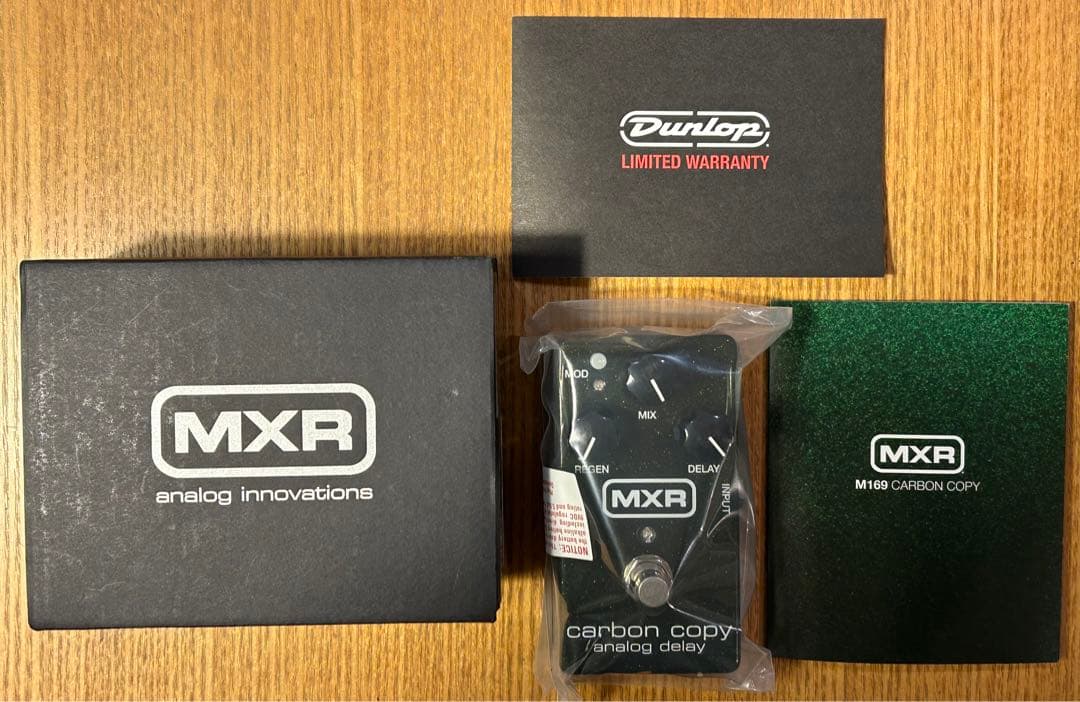 新品未開封　MXR アナログディレイ　carbon copy M169