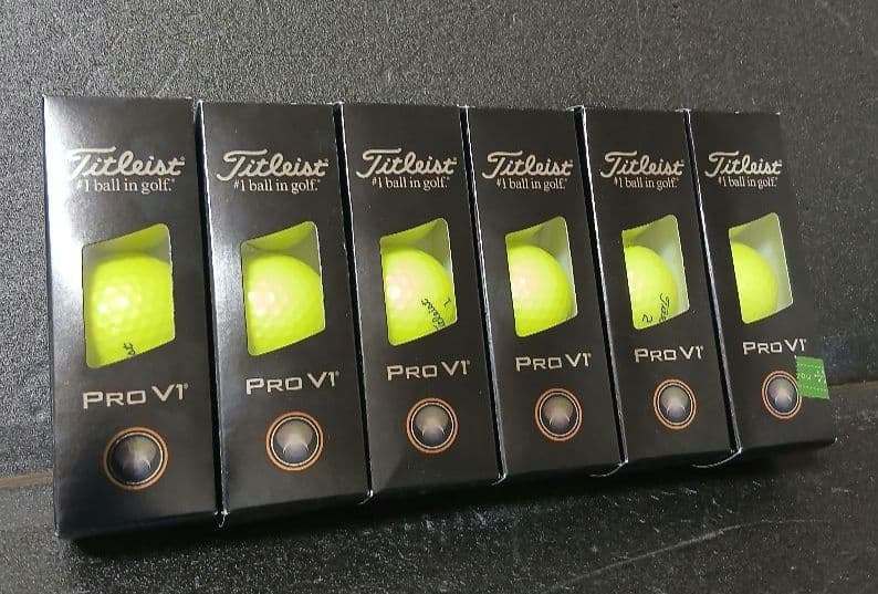 Titleist Pro V1 ゴルフボール 18個セット イエロー
