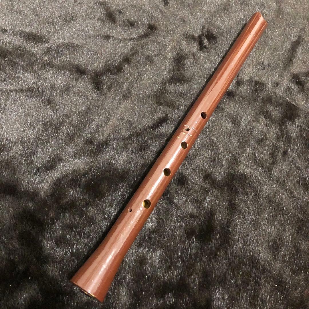 尺八　7孔　一尺八寸　プラスチック製　漆塗り