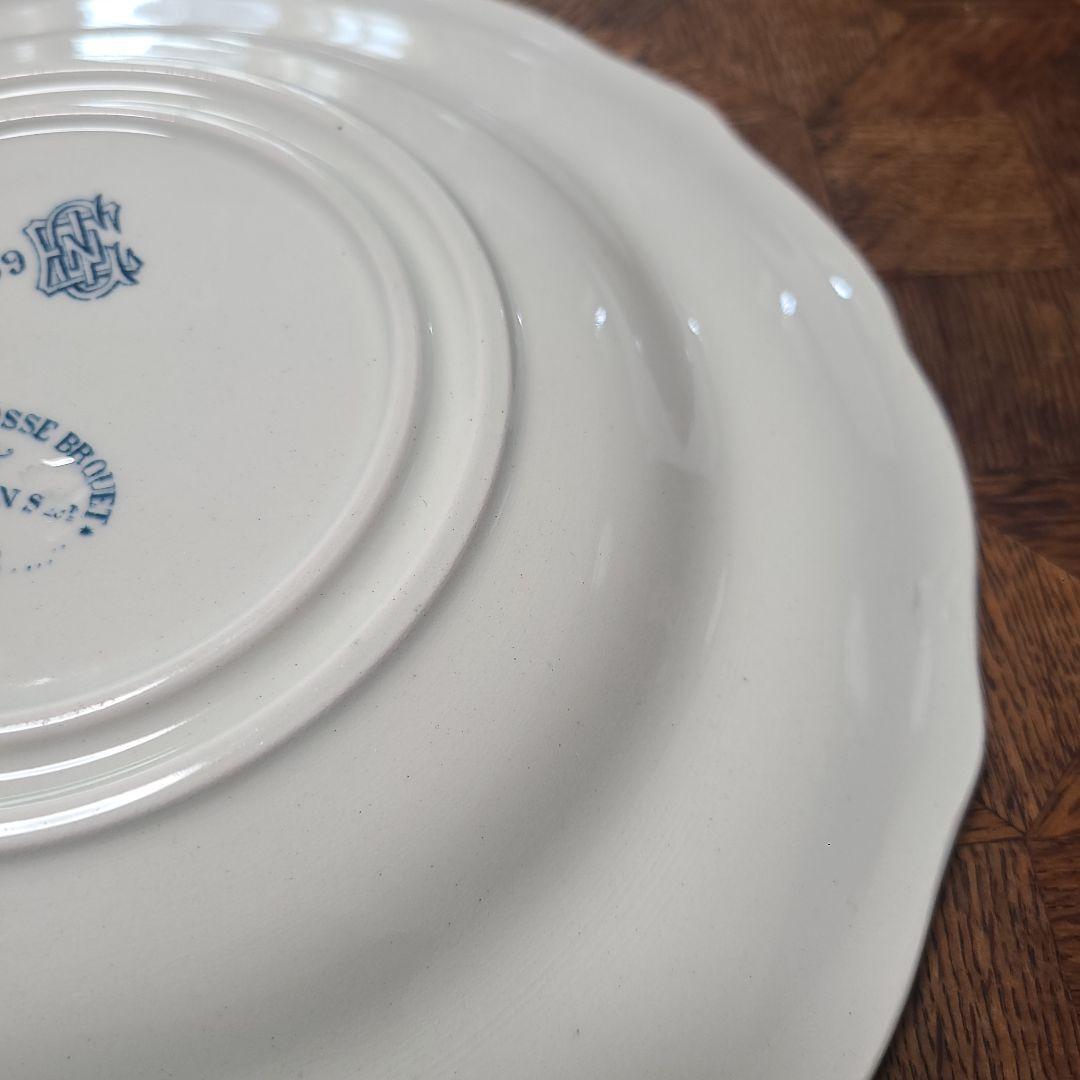 GIEN モノグラム　プレート　アンティーク　フランス　gien