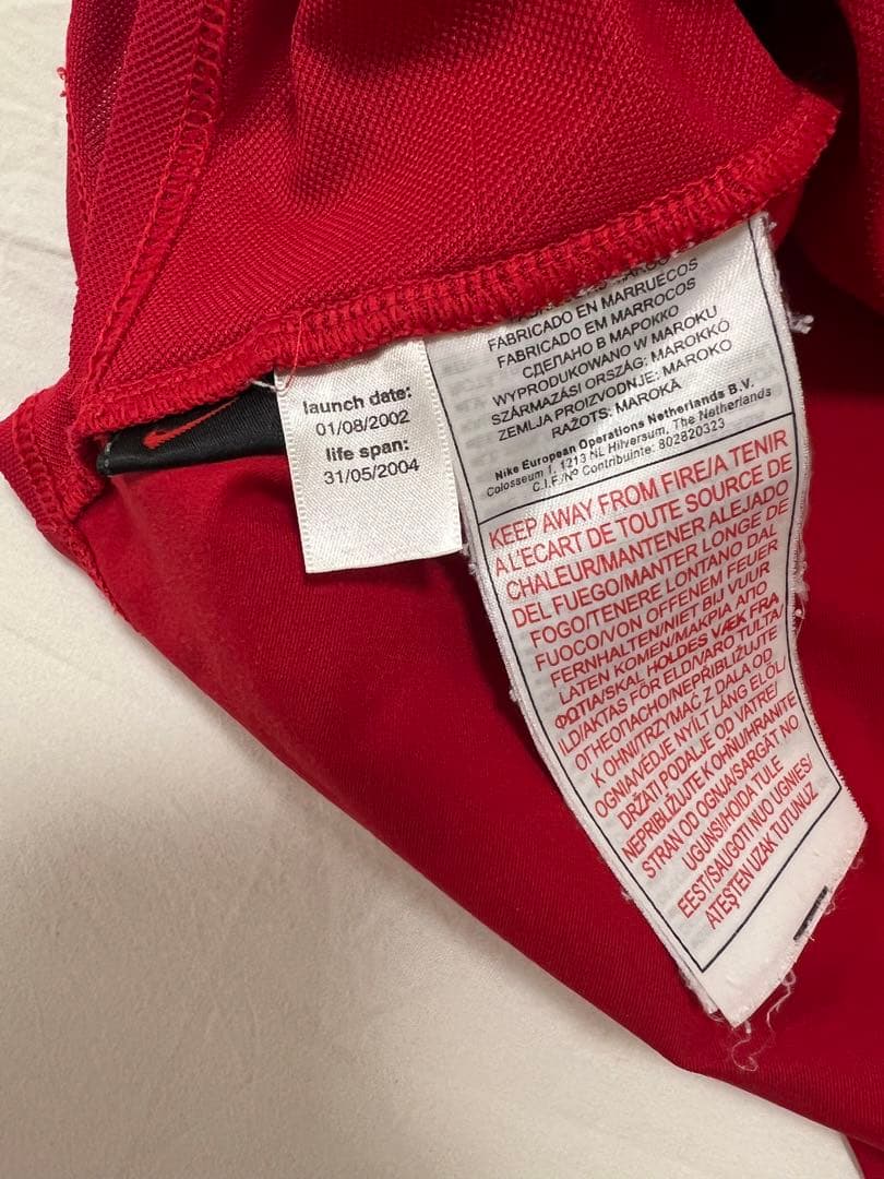 【希少】02-03 マンチェスターU ユニフォーム　ベッカム　ゲームシャツ