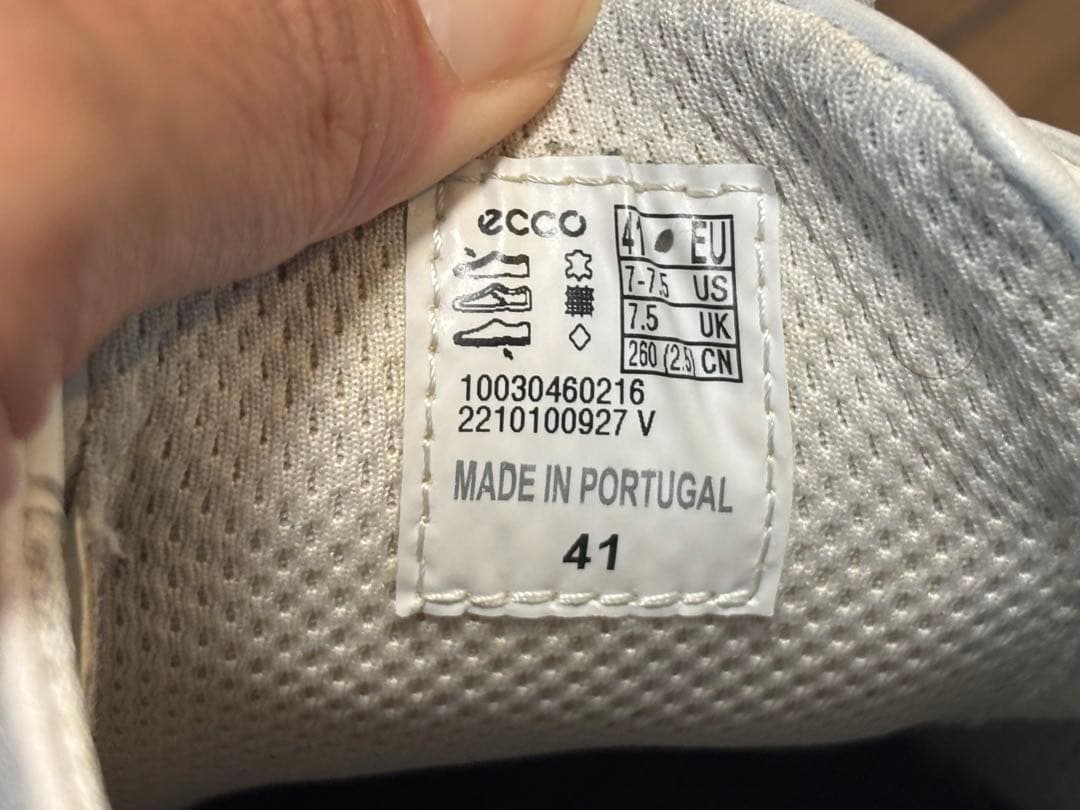 ecco GOLF ゴルフシューズ ホワイト サイズ41