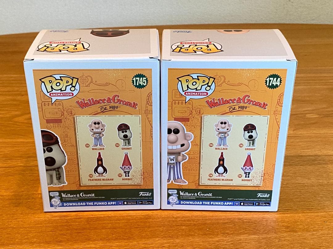 ウォレス＆グルミット フィギュア 2体セット FUNKO POP クレイアニメ