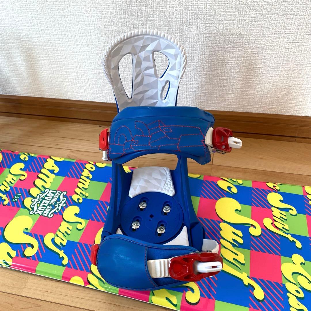 スノーボード　コスミックサーフ138cm ビンディング　ヘッドMサイズ　送料込