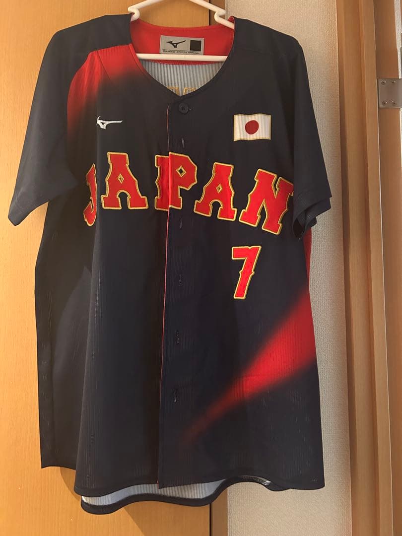 西川史礁 侍ジャパン ビジターユニフォーム Mサイズ