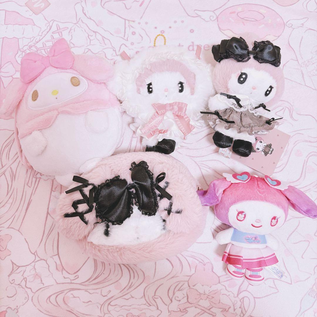 サンリオ　マイメロディ 月夜のメロクロ　秘密のメロクロ　ゆるかわ　マスコット