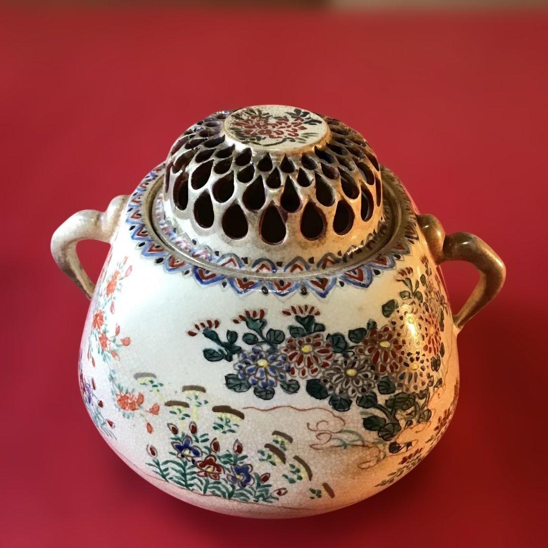 野々村仁清　香炉　時代物