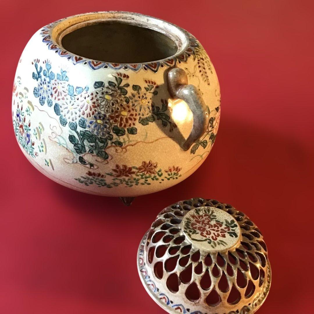 野々村仁清　香炉　時代物