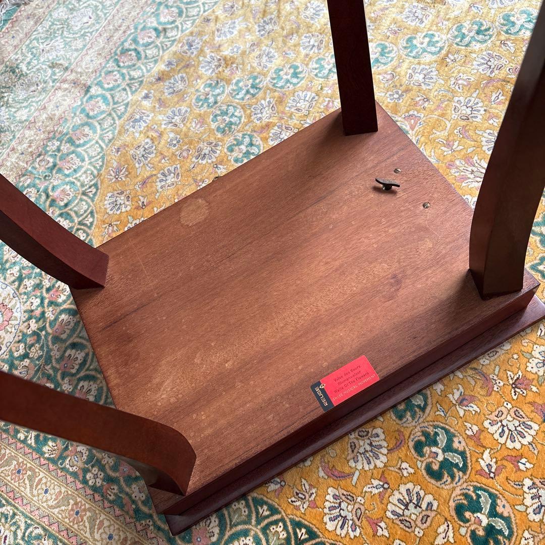 Pauline Ralph　 木製花柄インレイテーブル