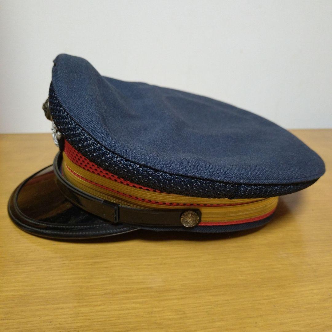 当時物 国鉄 助役制帽◆鉄道 帽子 2号形◆日本国有鉄道 記名あり