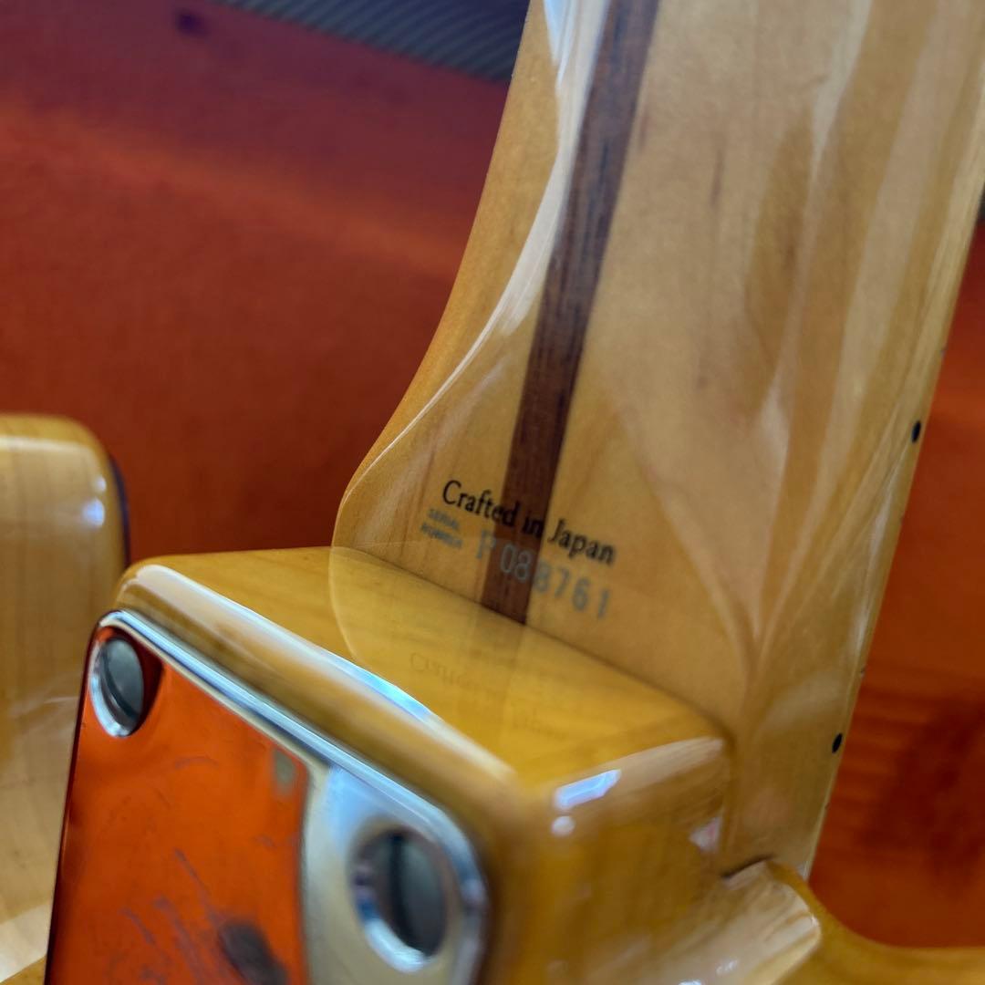 日本製 Fender 52テレキャスター マイナスビス G&Gツイードケース付