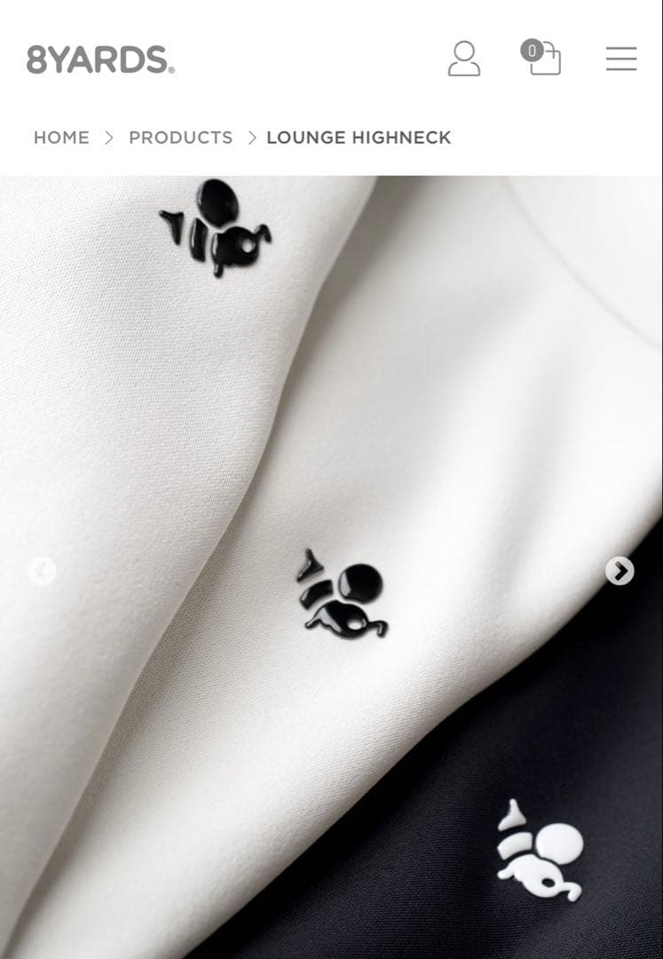 8YARDS ハチヤーズ モックネック Ｌサイズ