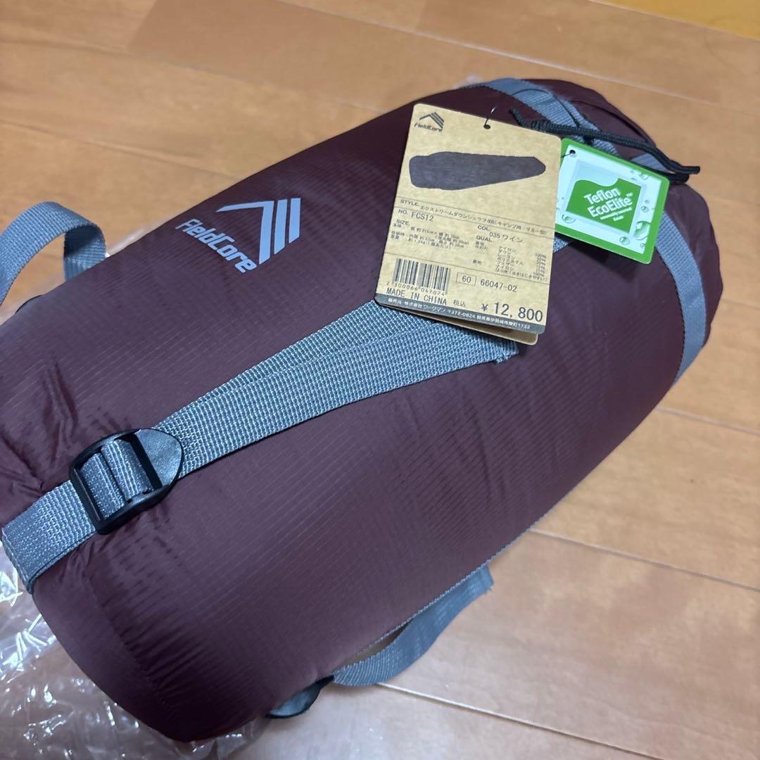 FieldCore 寝袋 Teflon EcoElite™ ワインレッド