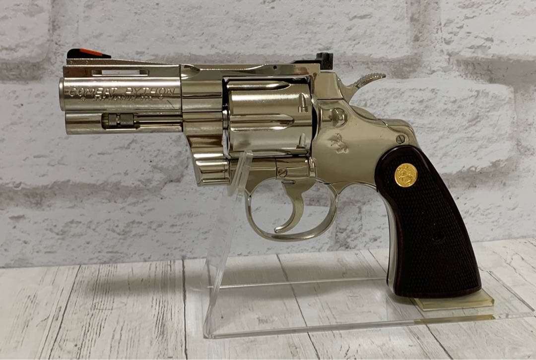 u*a様 【美品】 タナカ コルト パイソン 357 ニッケル 3インチ アルタ