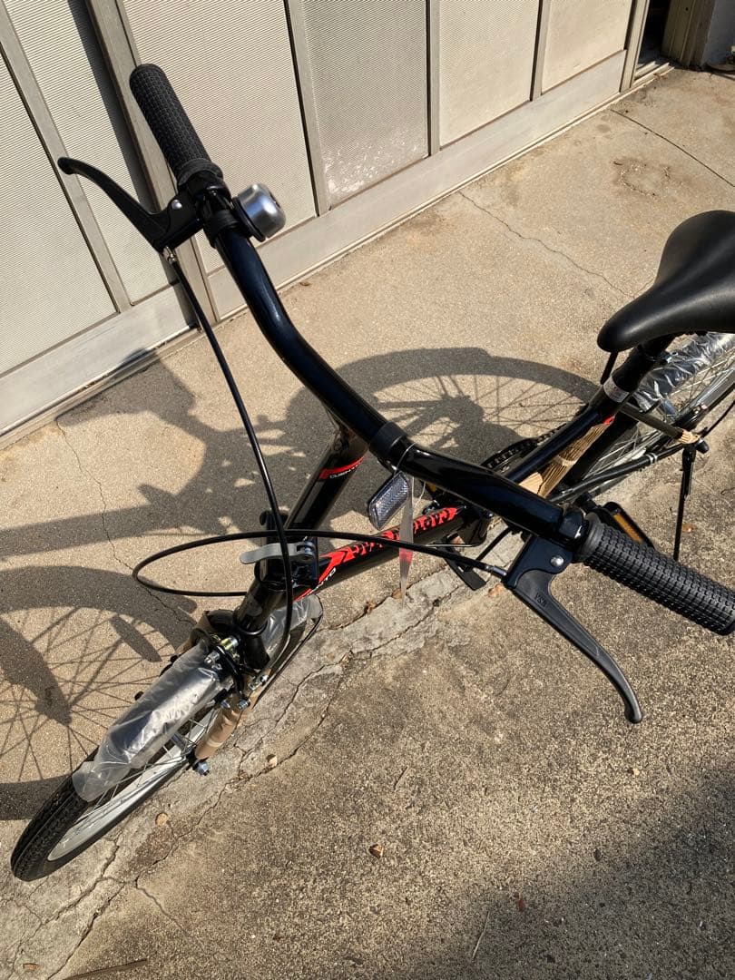 キャプテンスタッグ　折りたたみ自転車 ブラックフレーム