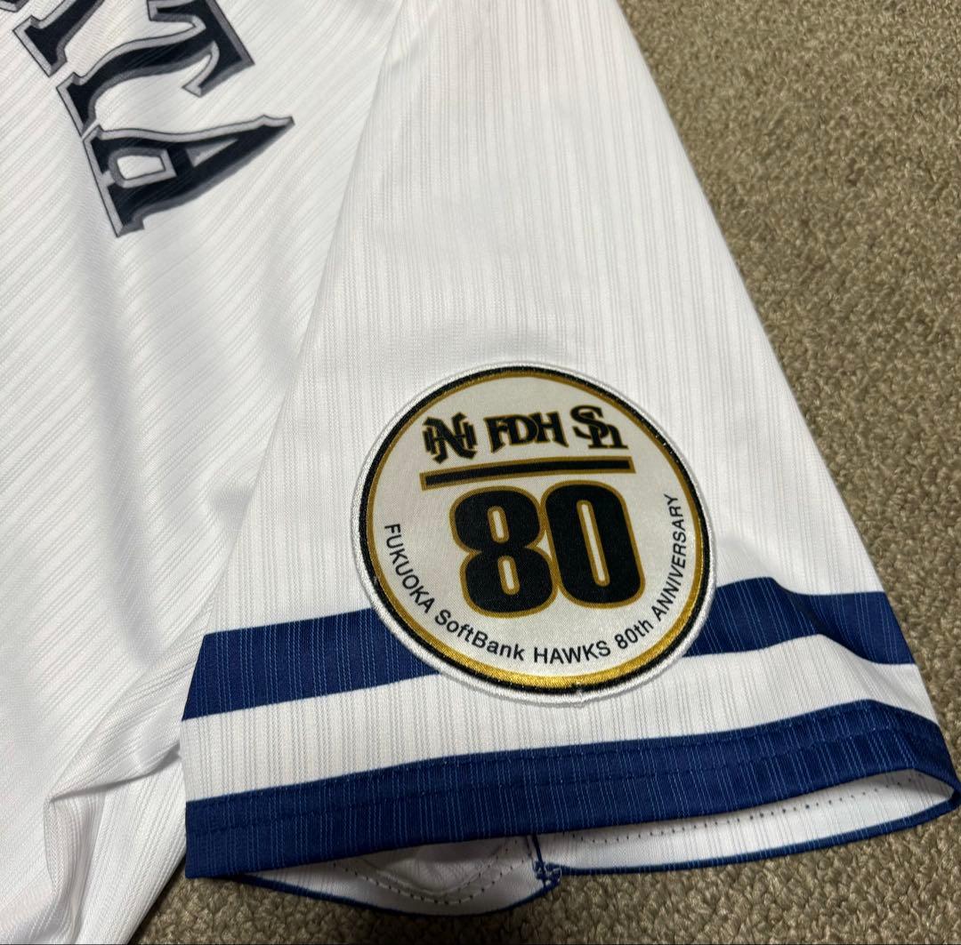 ☆80年☆ソフトバンクホークス　柳田悠岐　80thハイグレードユニフォーム☆