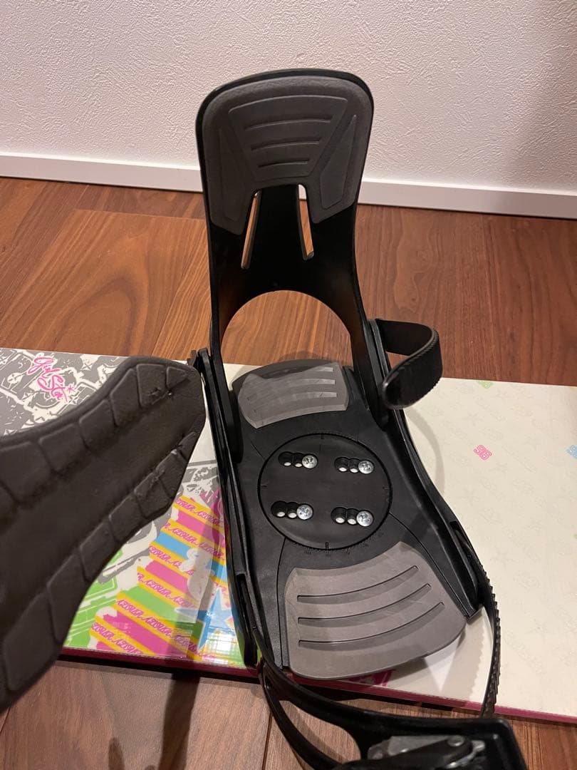 girl starスノーボード 140㎝　ビンディングセット ホワイト