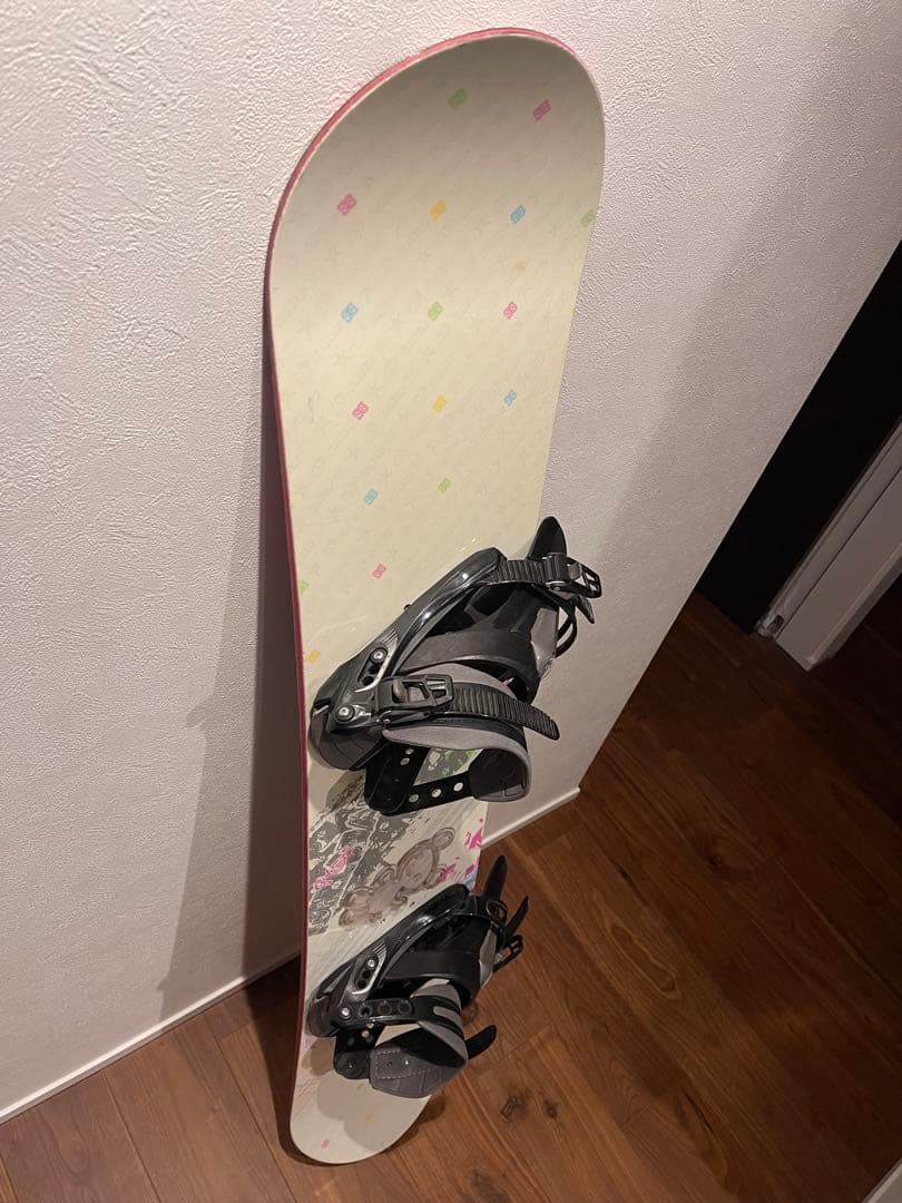 girl starスノーボード 140㎝　ビンディングセット ホワイト