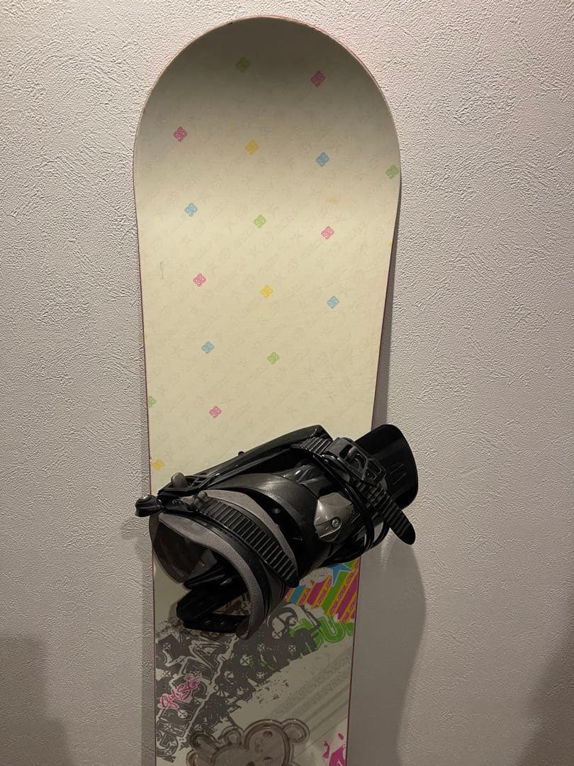 girl starスノーボード 140㎝　ビンディングセット ホワイト