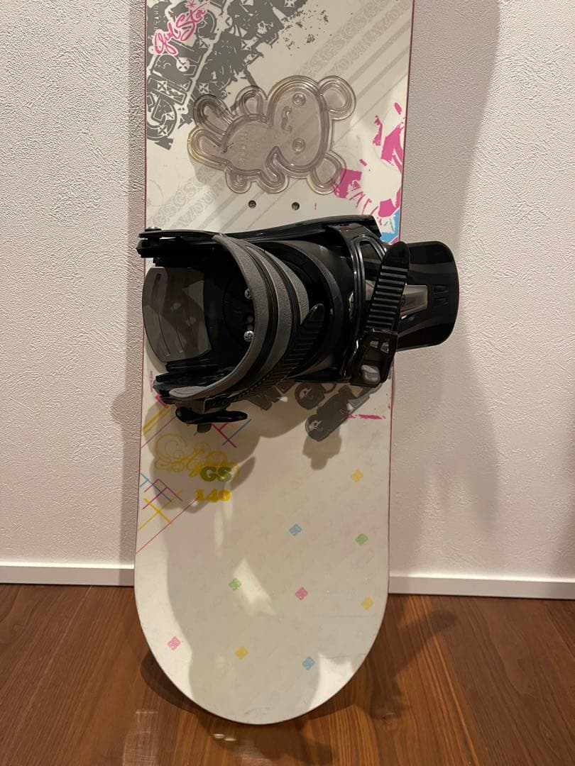 girl starスノーボード 140㎝　ビンディングセット ホワイト