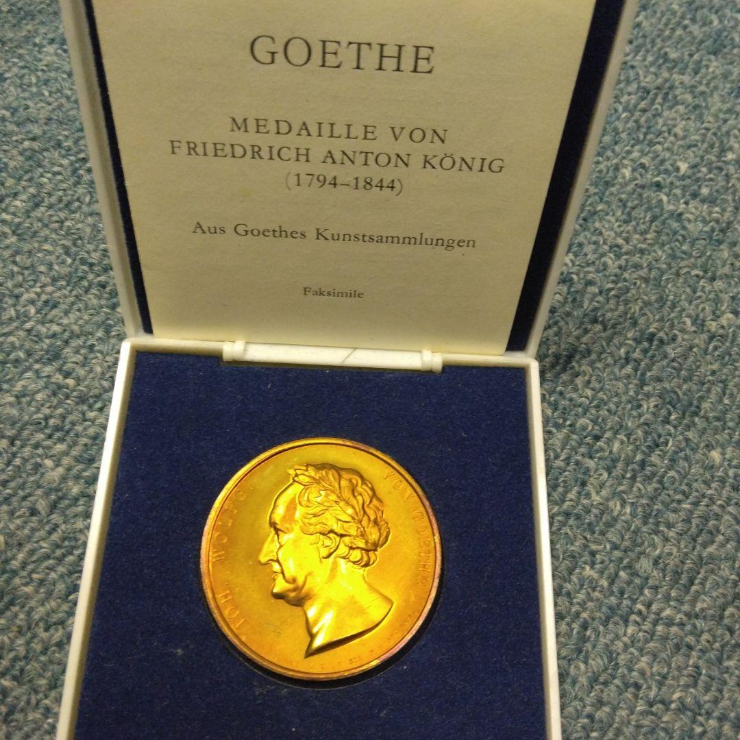 GOETHE メダイル von FRIEDRICH ANTON KÖNIG