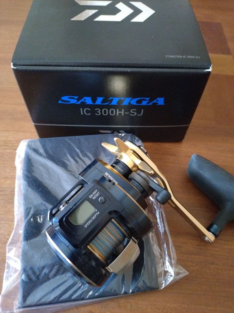 ダイワ ソルティガ ic 300H SJ ult 1.2号 600m付き