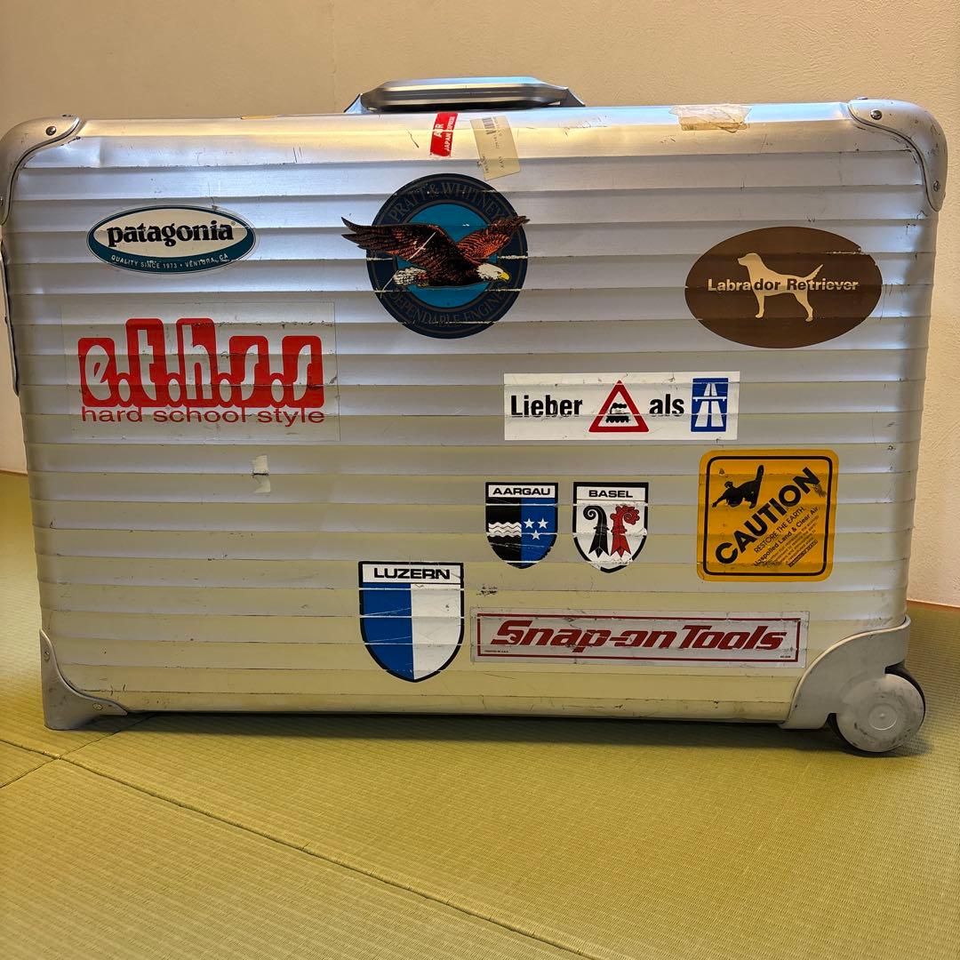 【廃盤】RIMOWA リモワ スーツケース シルバー 　トパーズ　アルミニウム