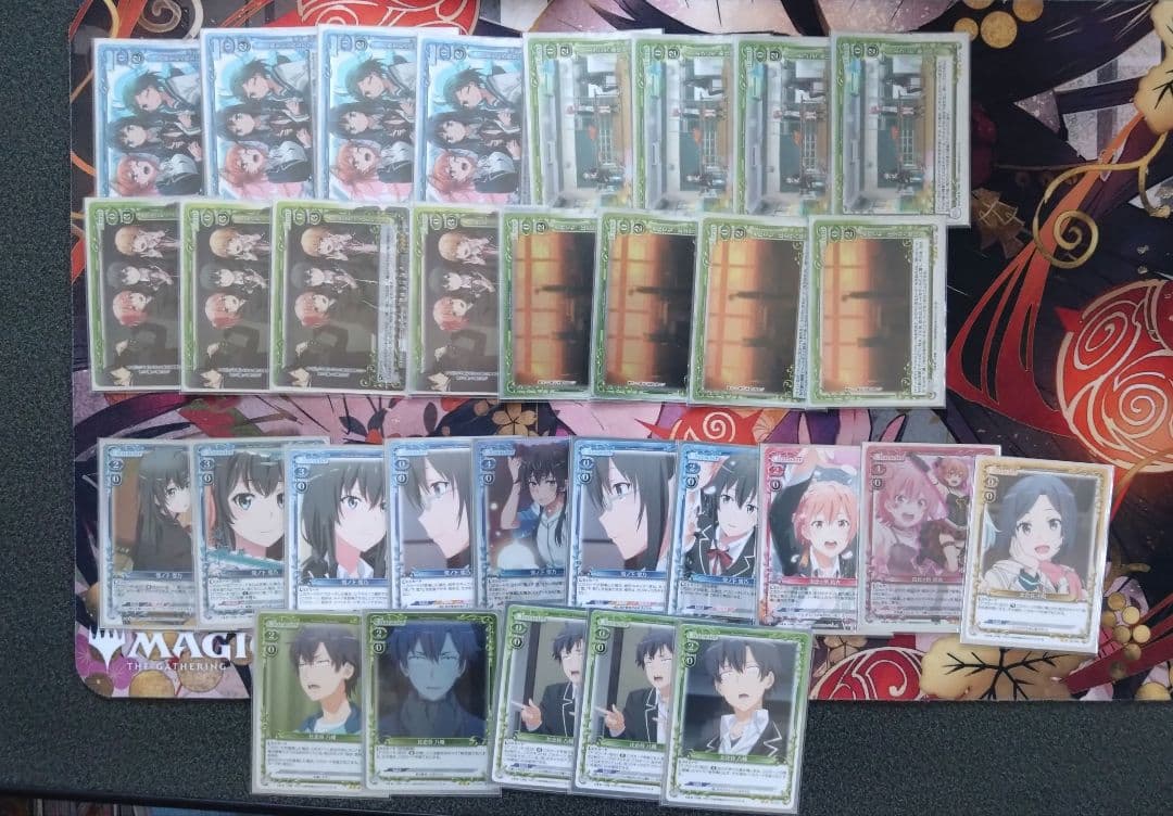 プレシャスメモリーズ　俺ガイル　引退整理品　フルホイルデッキ＋他パーツ＆SR大量