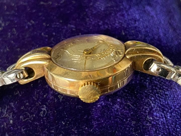 ビンテージ　NOREXAの南京虫　14金時計