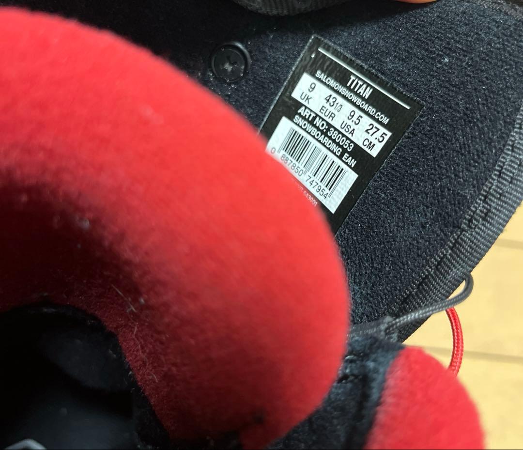 SALOMON スノボブーツ TITAN 27.5cm ケース付き