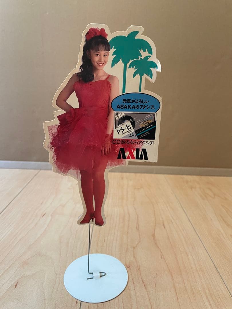 希少　浅香唯　AXIA 販促物　ポップ　アクシア