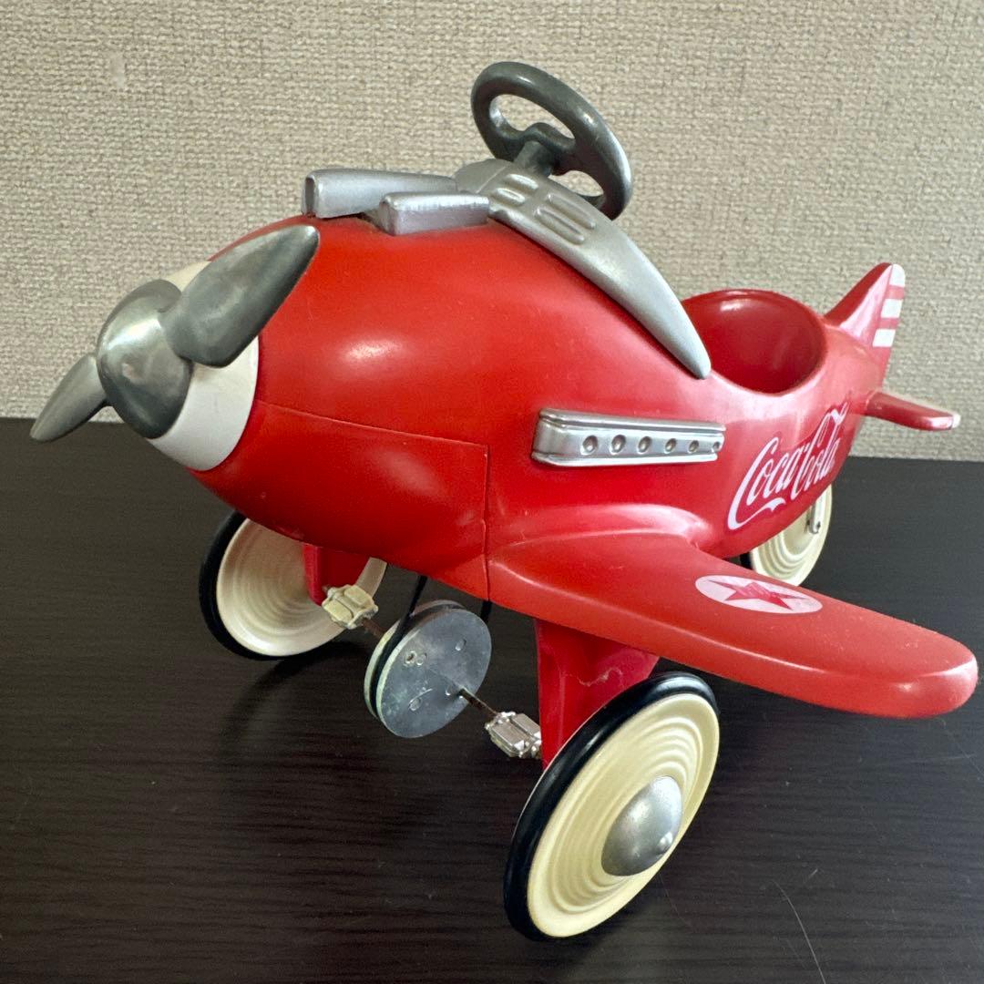 【希少】コカコーラ l Pedal Plane 飛行機　赤