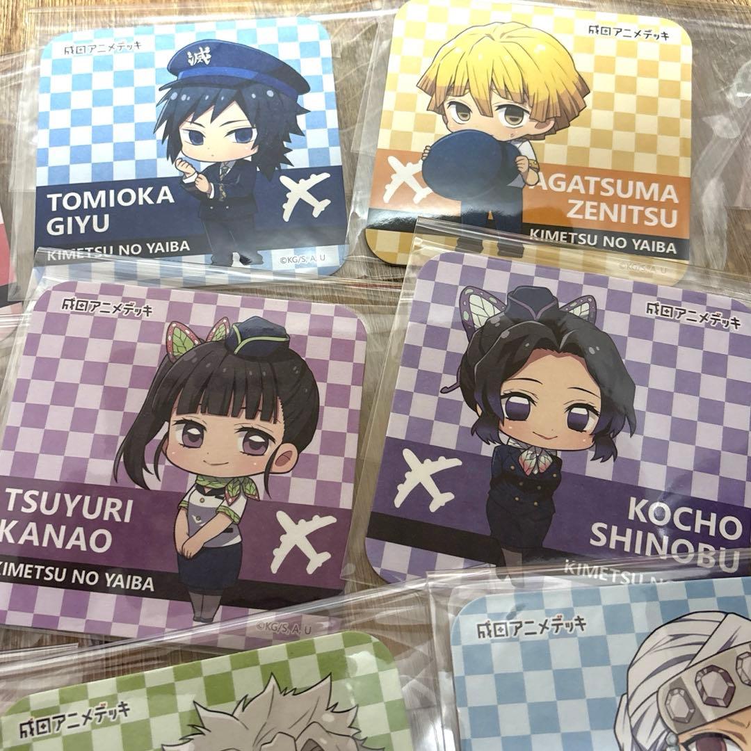 鬼滅の刃 ポップアップ 成田アニメデッキ 特典コースター全種セット