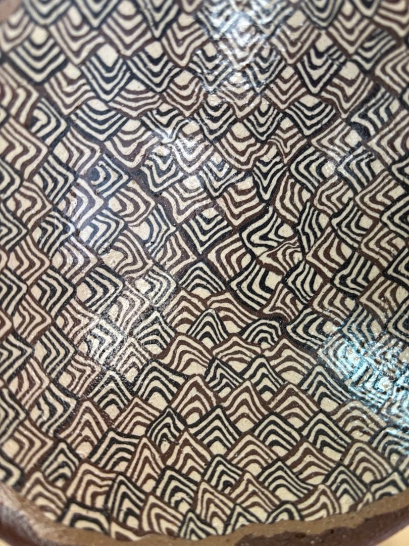 茶道具 練込茶碗 水野教雄 共箱・共布・栞付き