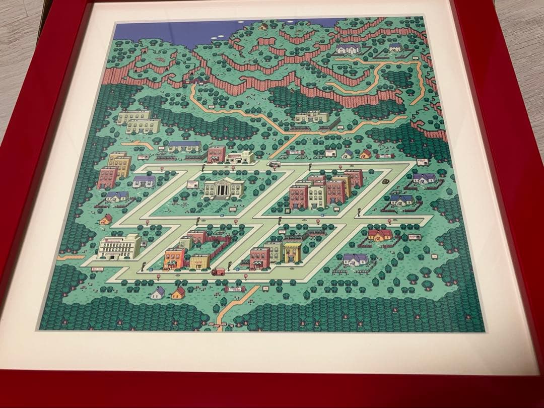 新品 レプリカスクリーン　MOTHER2 オネット　Sサイズ 赤枠