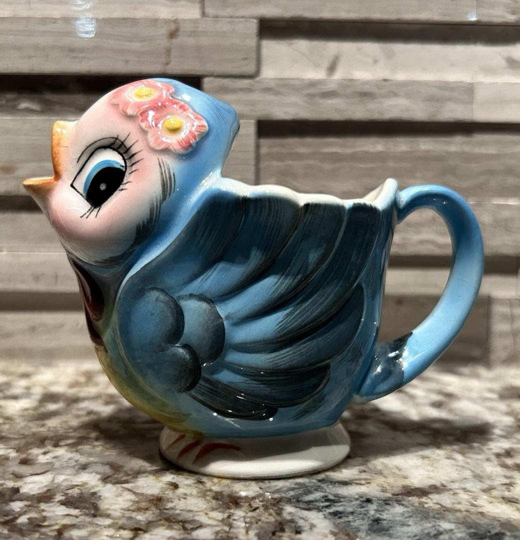 レア　Lefton　レフトン　ブルーバード　クリーマー　50s