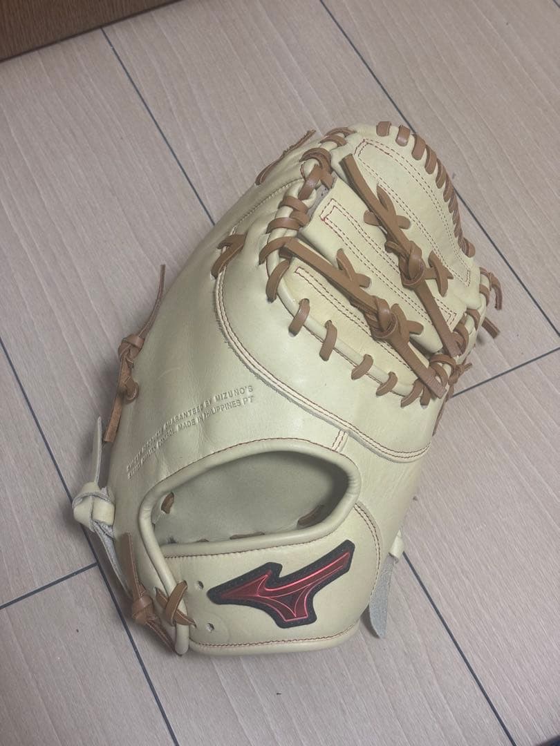 ミズノ ウィルドライブ 軟式グローブ アイボリー