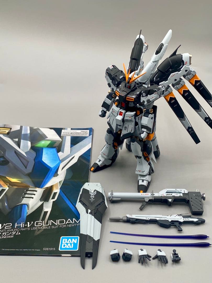 ガンプラRG Hi-νガンダム 塗装済み完成品 ハイニューガンダム 全塗装
