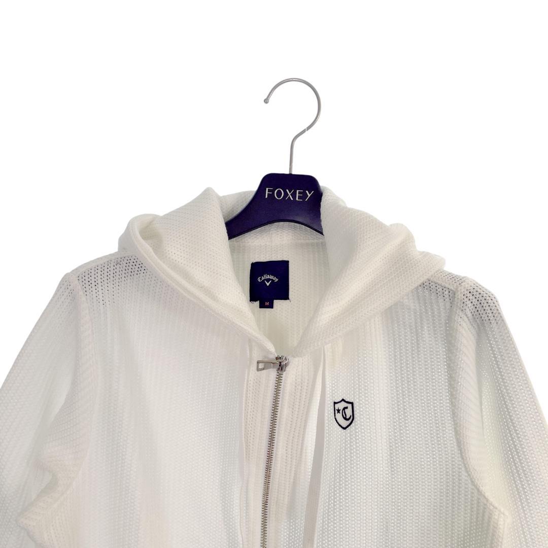 タグ付き未使用品 Callaway シアージップパーカー M ホワイト