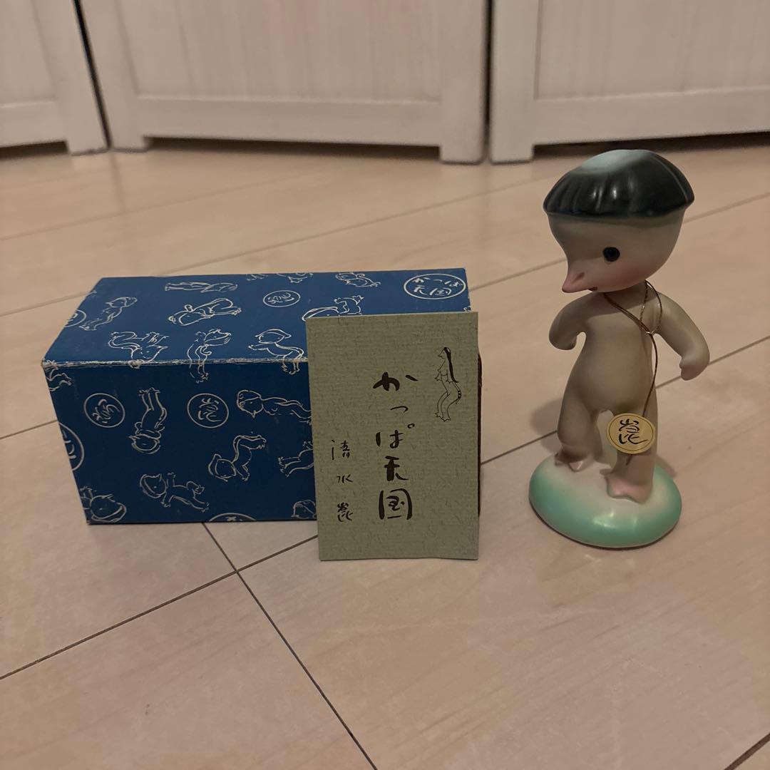 D*X様 【箱付】かっぱ天国　陶器人形　きどりや川太郎　清水崑