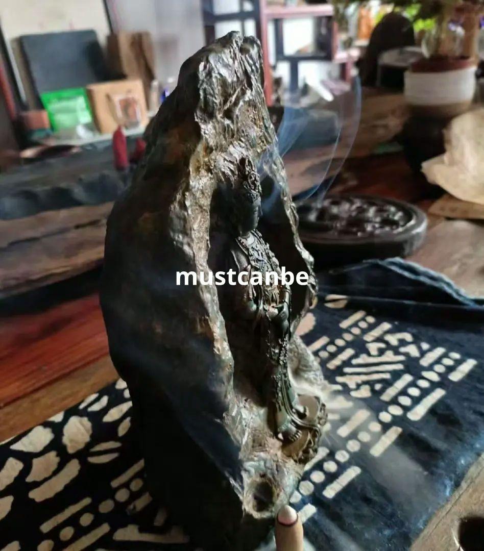 石像 石仏 観音仏像 禅意 置物 香座書房 文鎮 茶道茶台 装飾品 工芸品 置物