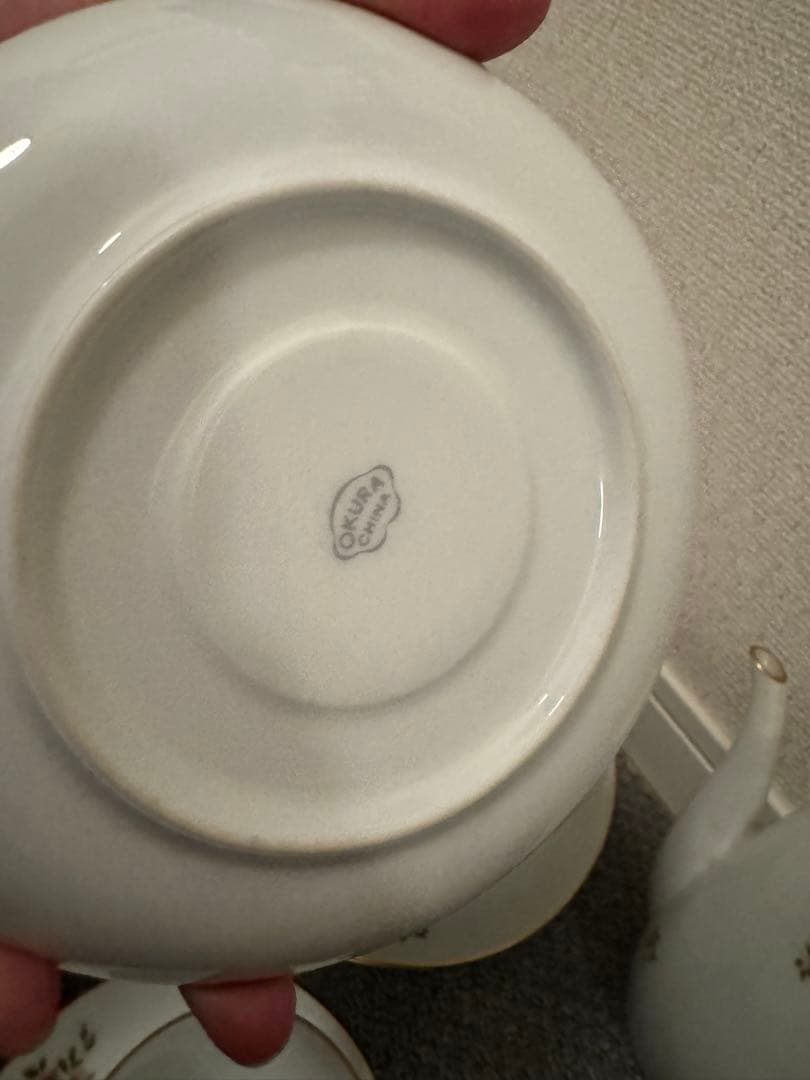 大倉陶園　食器セット　小花　マルチカラー